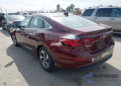2020 Honda Insight Ex z USA, uszkodzony, nr VIN 19XZE4F55LE008772